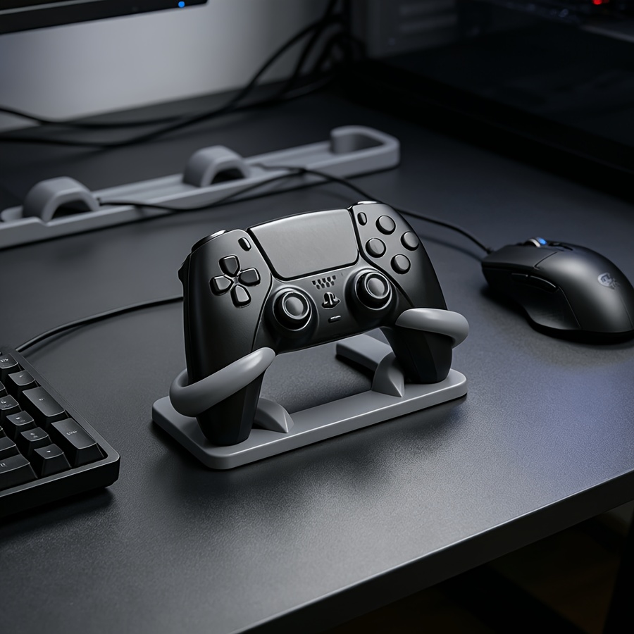 Gaming Setup Desk - حامل تحكم ألعاب بتصميم بسيط مطبوع