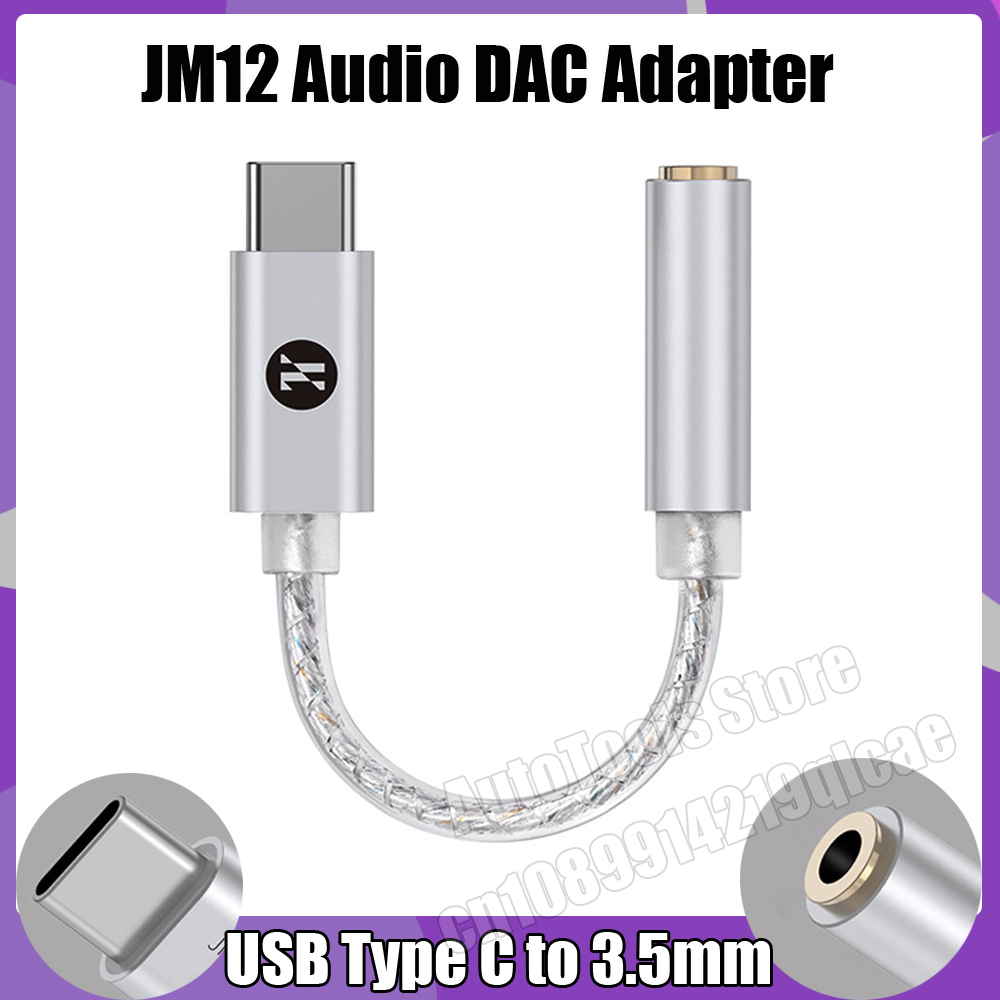 Desk Hifi Setup - JCALLY JM12 محول الصوت الرقمي Type-C