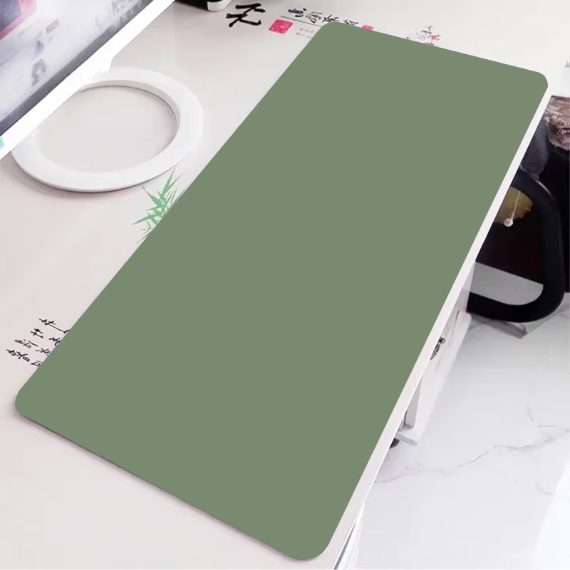 Desk Setup Blue - لوحة ماوس ألعاب باللون الأخضر الصلب،