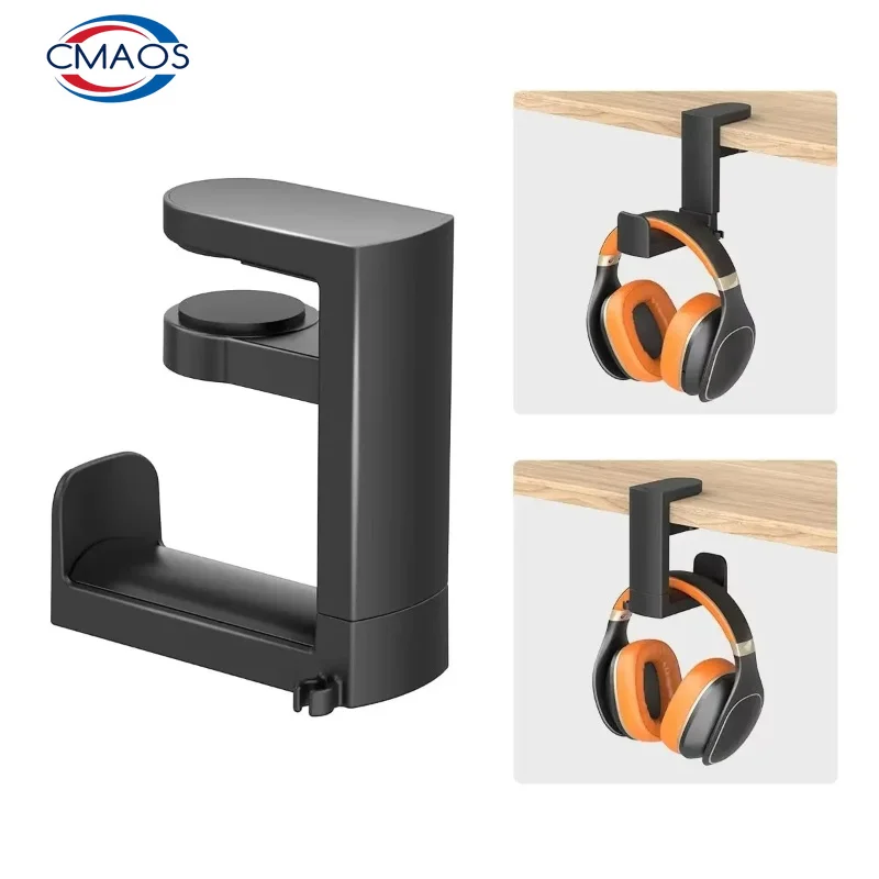 Gaming Setup Desk - 360 ° حامل سماعات رأس دوار