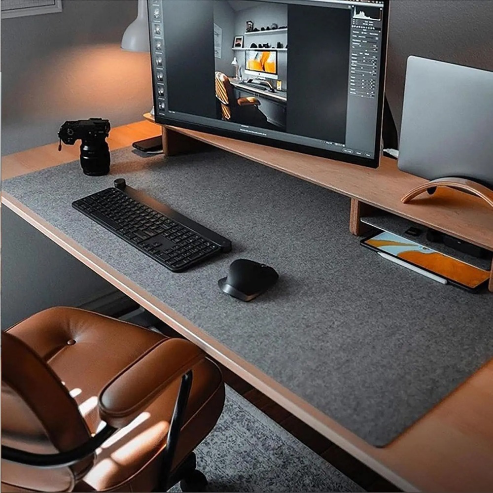 Desk Setup Carpet - سجادة كمبيوتر مكتبية من اللباد للمكتب