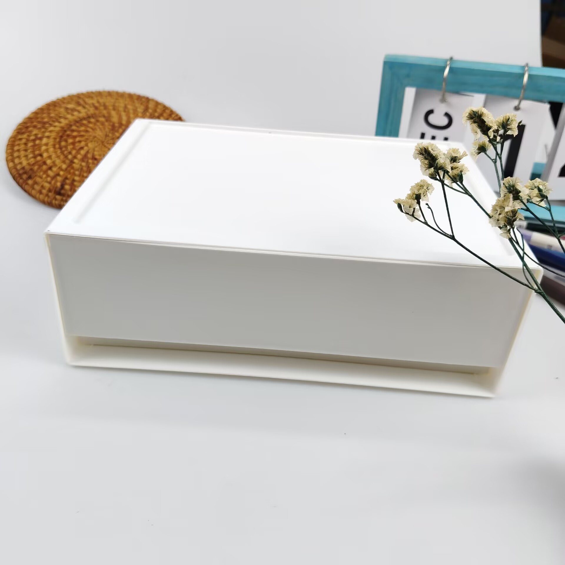 Desk Setup Shelf - صندوق تخزين سطح المكتب، درج، رف