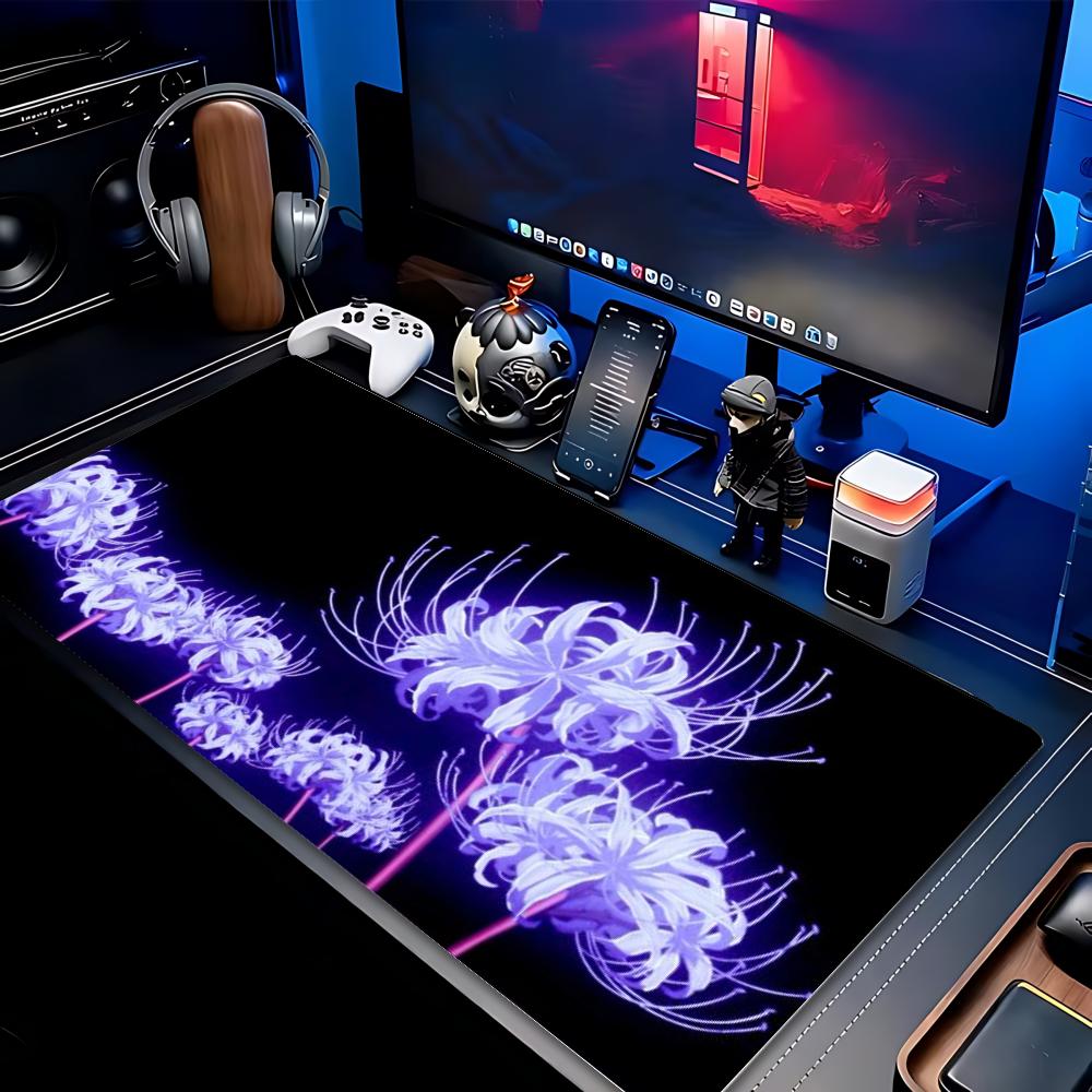 لوحة ماوس كبيرة جداً بتصميم جو - مراجعة Desk Setup Blue وسعره