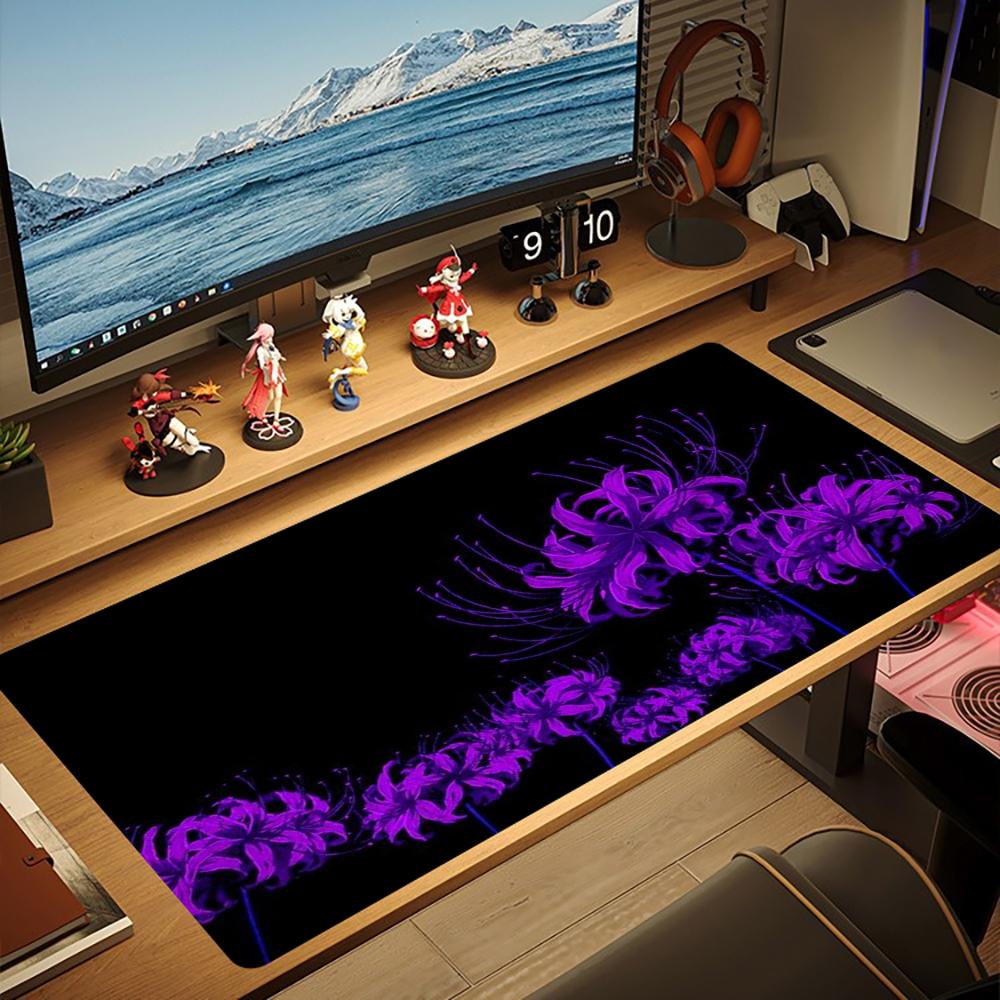 لوحة ماوس كبيرة جداً بتصميم جو - مراجعة Desk Setup Blue وسعره