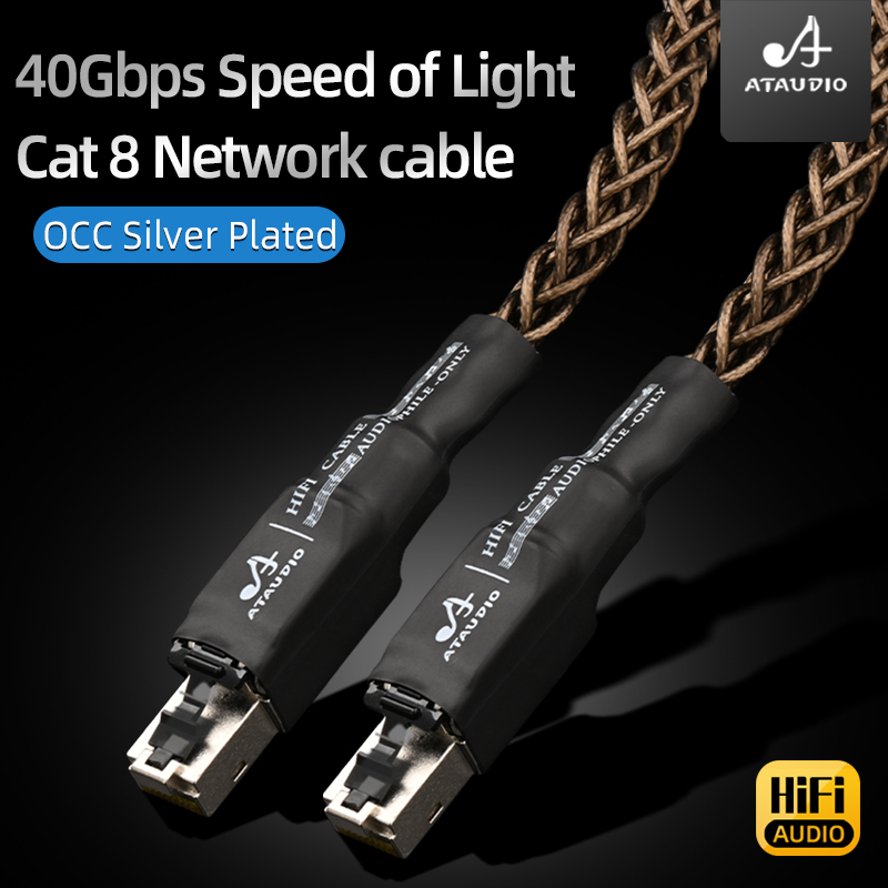 كابل شبكة RJ45 عالي السرعة 7N  - مراجعة Desk Hifi Setup وسعره