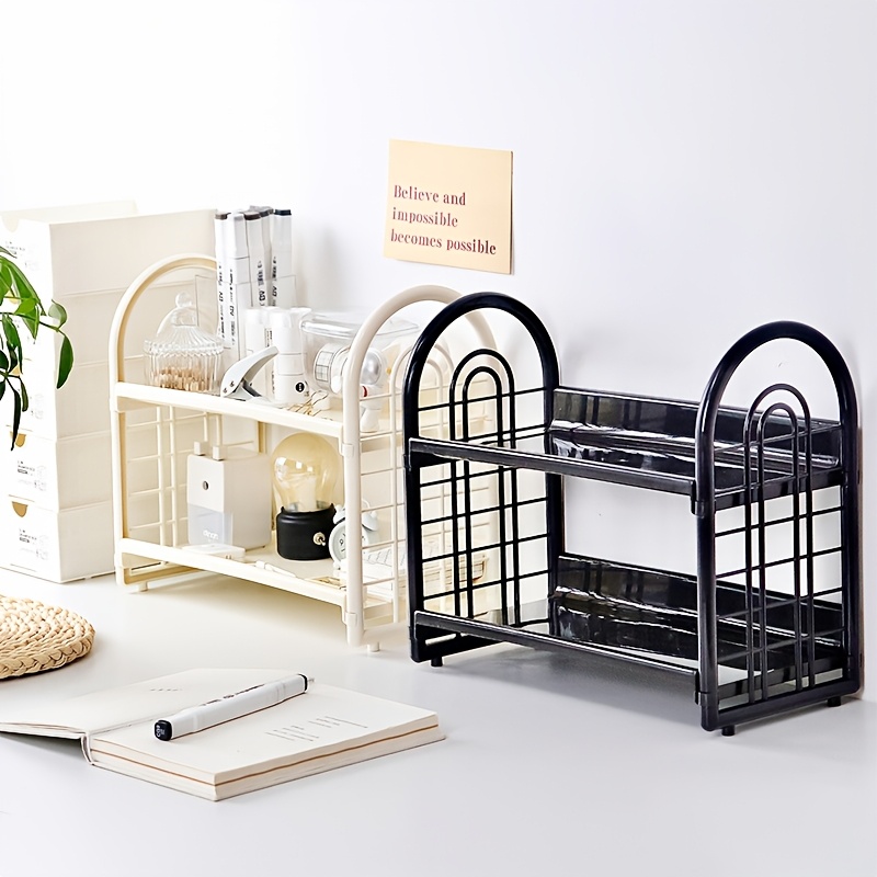 قطعة واحدة من رف منظم سطح المك - مراجعة Desk Setup Shelf وسعره