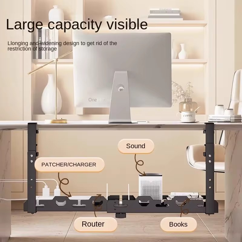 صينية معدنية تحت المكتب لإدارة - مراجعة Desk Setup Living Room وسعره