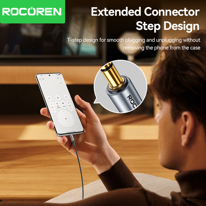 Rocoren 3.5 مللي متر جاك Aux ك - مراجعة Desk Hifi Setup وسعره