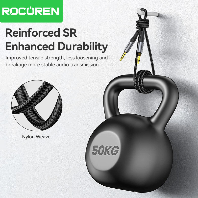 Rocoren 3.5 مللي متر جاك Aux ك - مراجعة Desk Hifi Setup وسعره