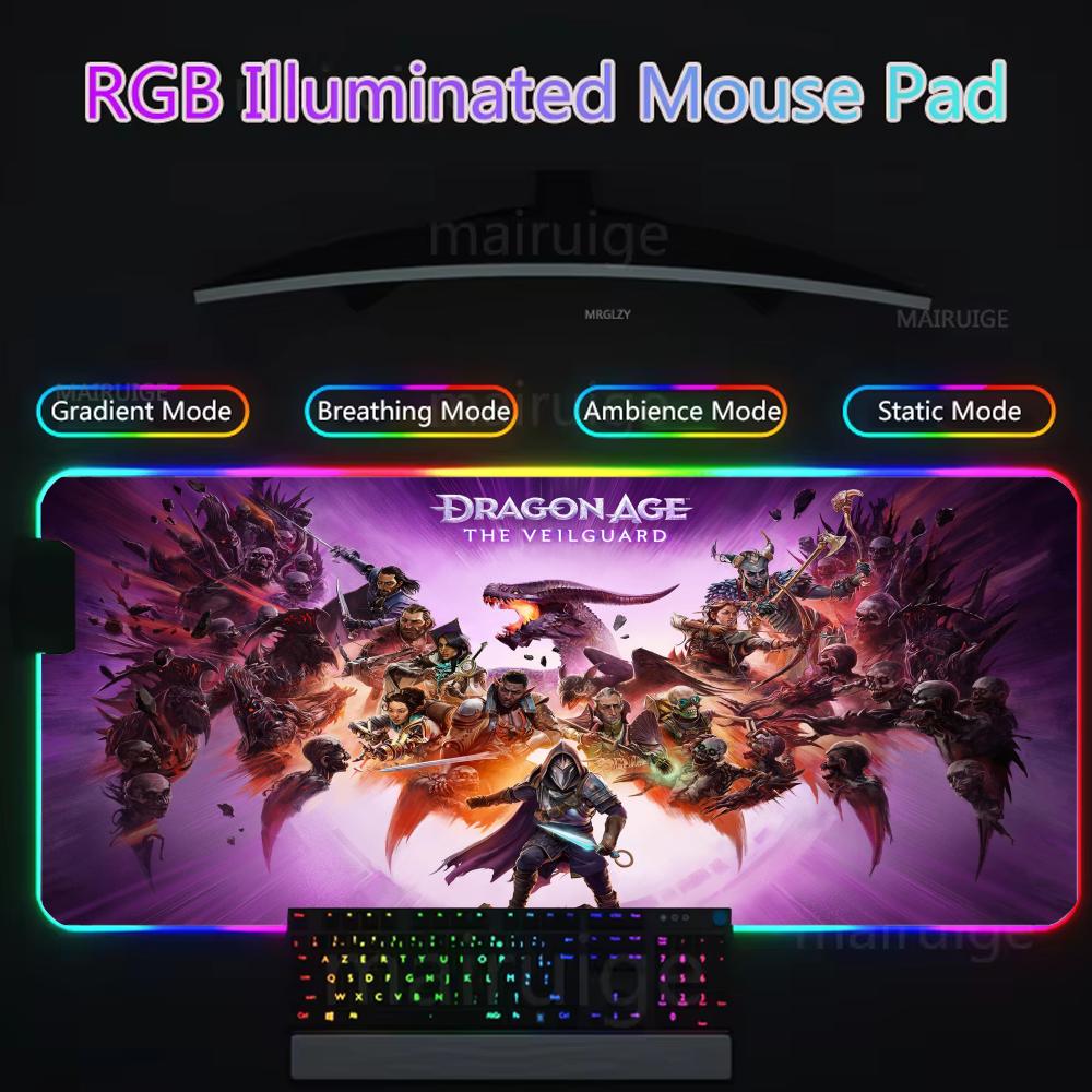 لوحة ماوس Dragon Age The Veilg - مراجعة Desk Setup For Gaming وسعره