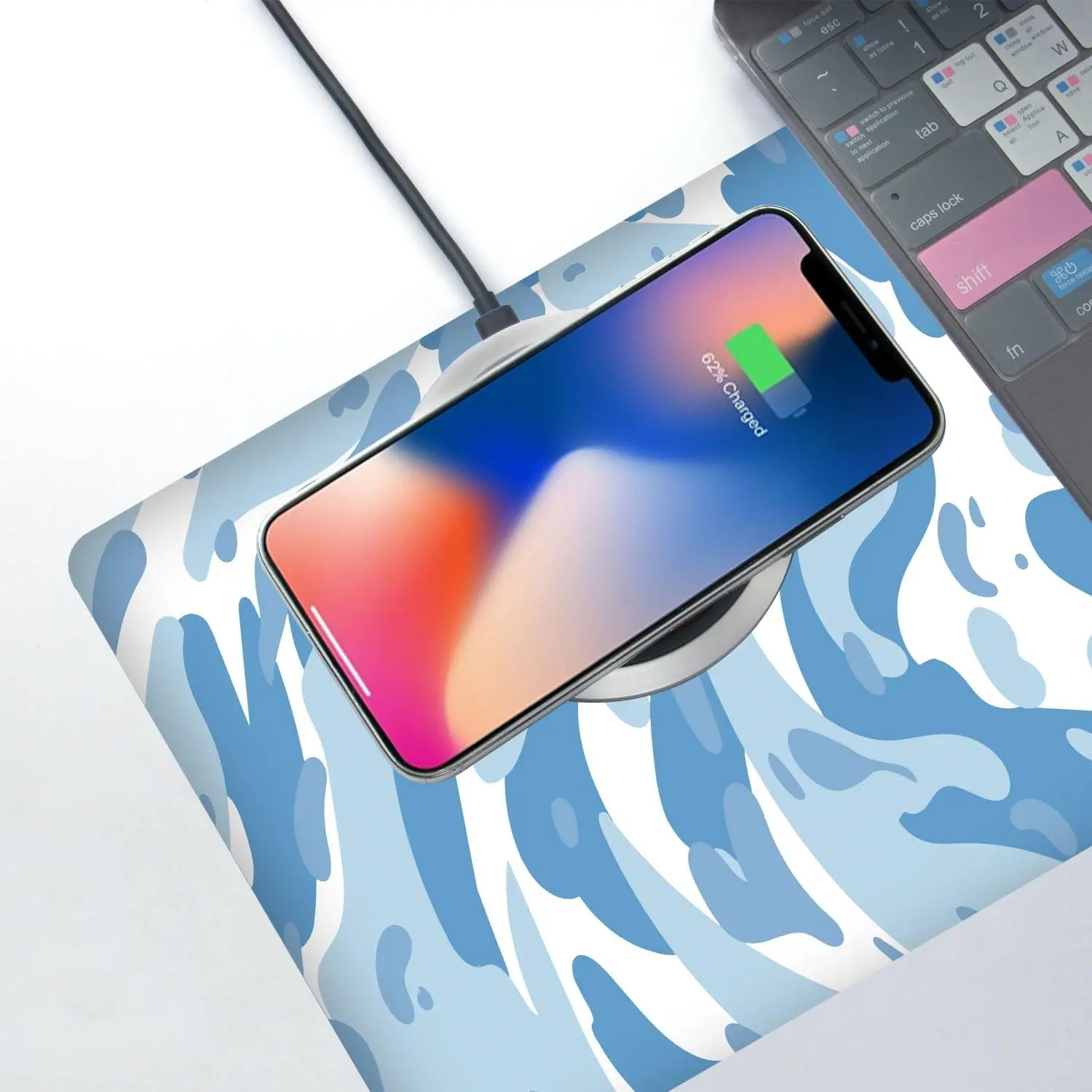 لوحة ماوس للألعاب بنمط التمويه - مراجعة Desk Setup Blue وسعره
