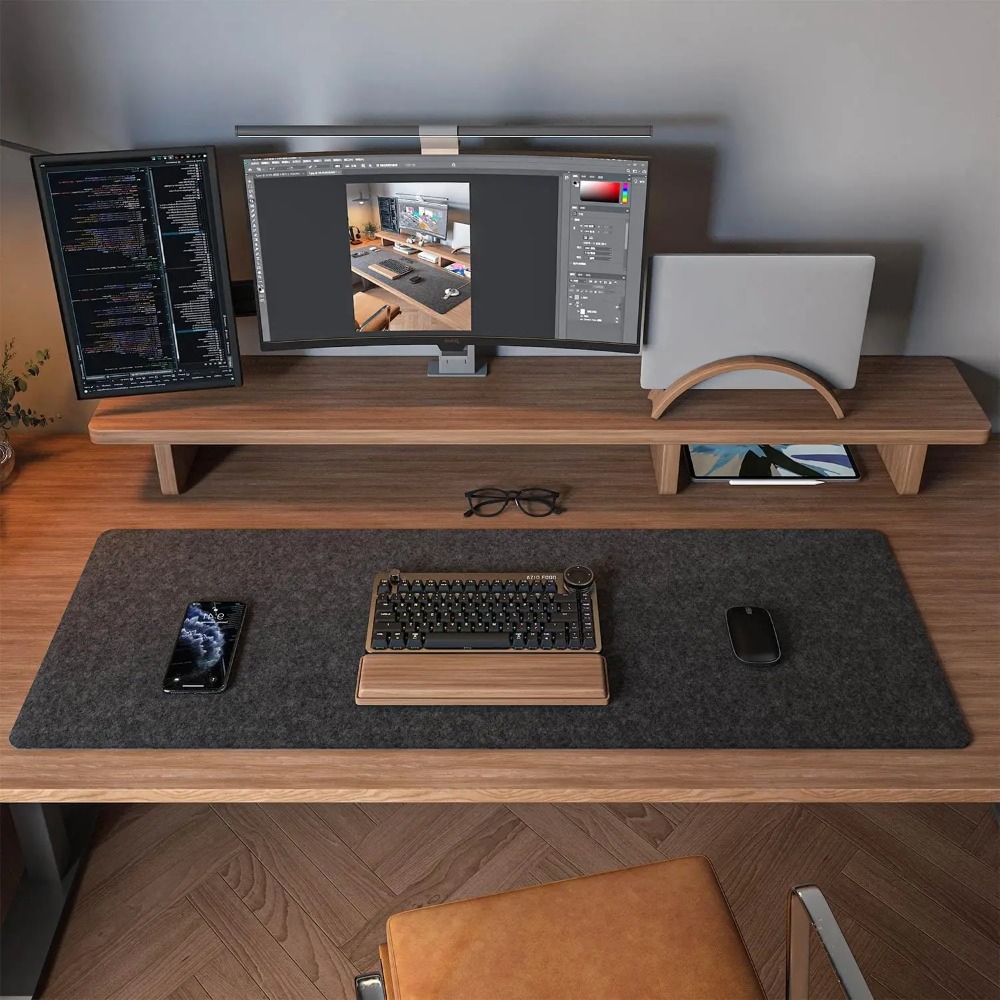 سجادة كمبيوتر مكتبية من اللباد - مراجعة Desk Setup Carpet وسعره