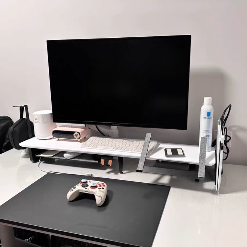 حامل مراقبة معياري، منظم مكتب  - مراجعة Desk Setup With Laptop And Monitor وسعره