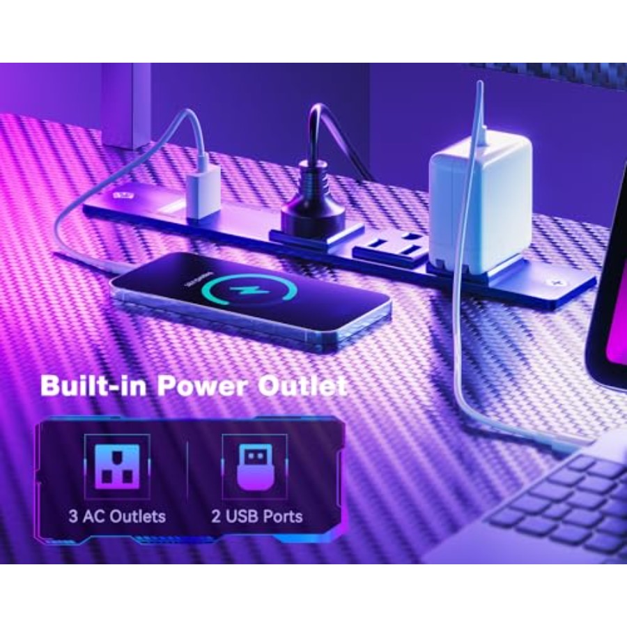 مكتب ألعاب كبير على شكل حرف L  - مراجعة Desk Setup For Gaming وسعره
