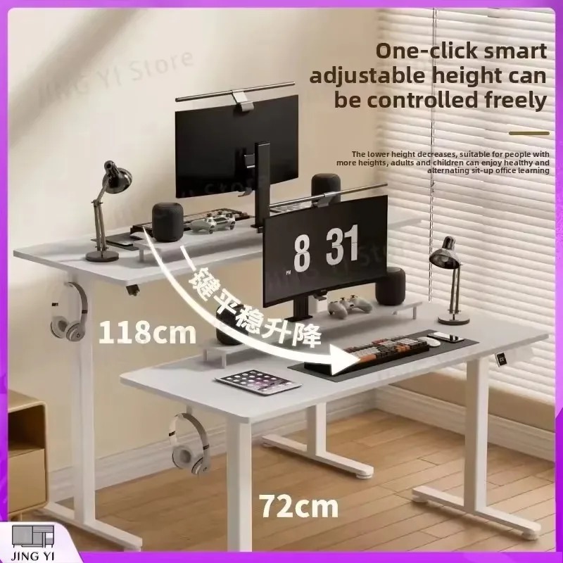 مكتب قابل للتعديل كهربائيًا من - مراجعة Desk Setup For Gaming وسعره