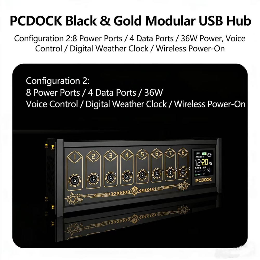 شريط طاقة USB مكتبي من PCDOCK  - مراجعة Desk Setup Tech وسعره