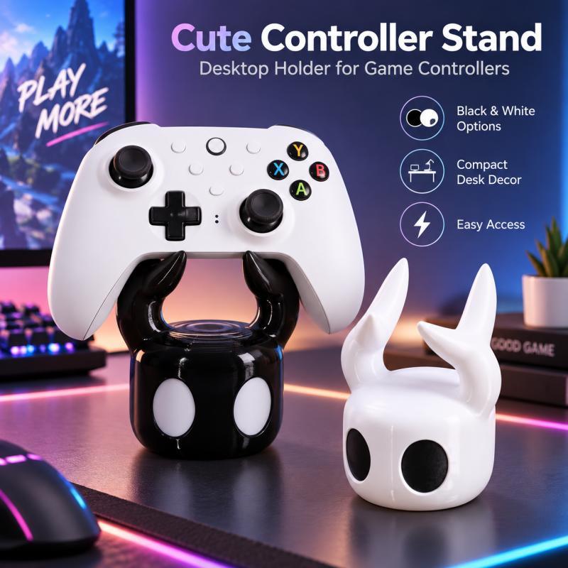 حامل تحكم ألعاب لطيف ذو شكل قر - مراجعة Gaming Setup Desk وسعره