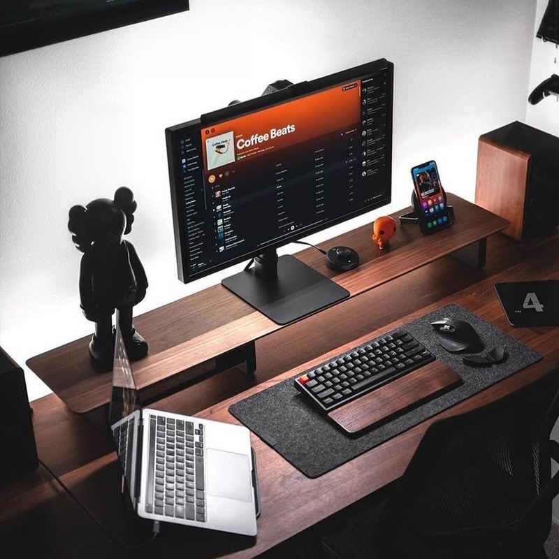 Z1 رصد الارتفاع زيادة الرف مكت - مراجعة Desk Setup Living Room وسعره