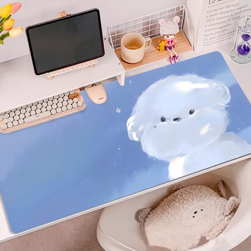 وسادة مكتب جلدية حامي الماوس ع - مراجعة Desk Setup Blue وسعره