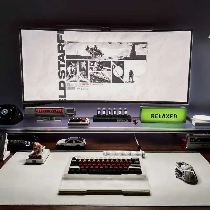 حامل شاشة من الألومنيوم من الأ - مراجعة Desk Setup With Laptop And Monitor وسعره