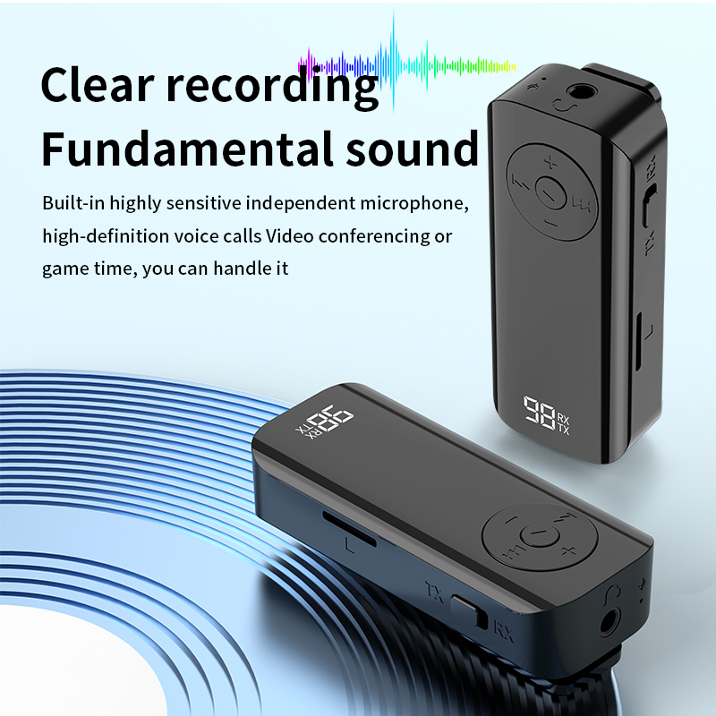 Lavalier بلوتوث 5.3 جهاز ريسيف - مراجعة Desk Hifi Setup وسعره