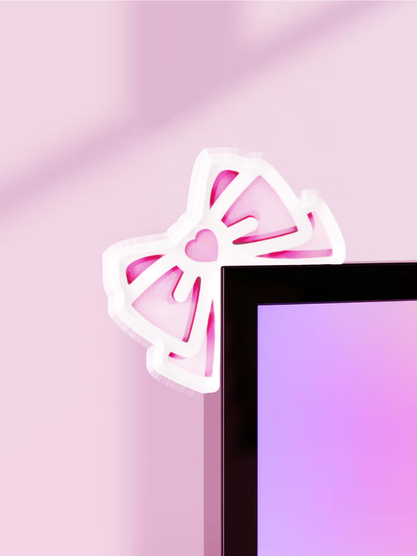 Kawaii القوس رصد ديكور الوردي  - مراجعة Gaming Setup Desk وسعره