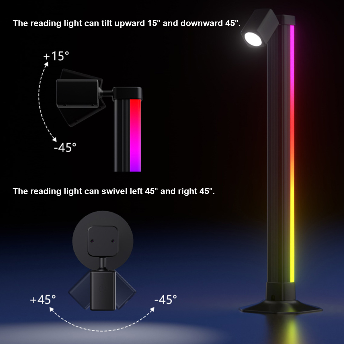 شريط إضاءة ذكي LED RGB متزامن  - مراجعة Desk Setup For Gaming وسعره
