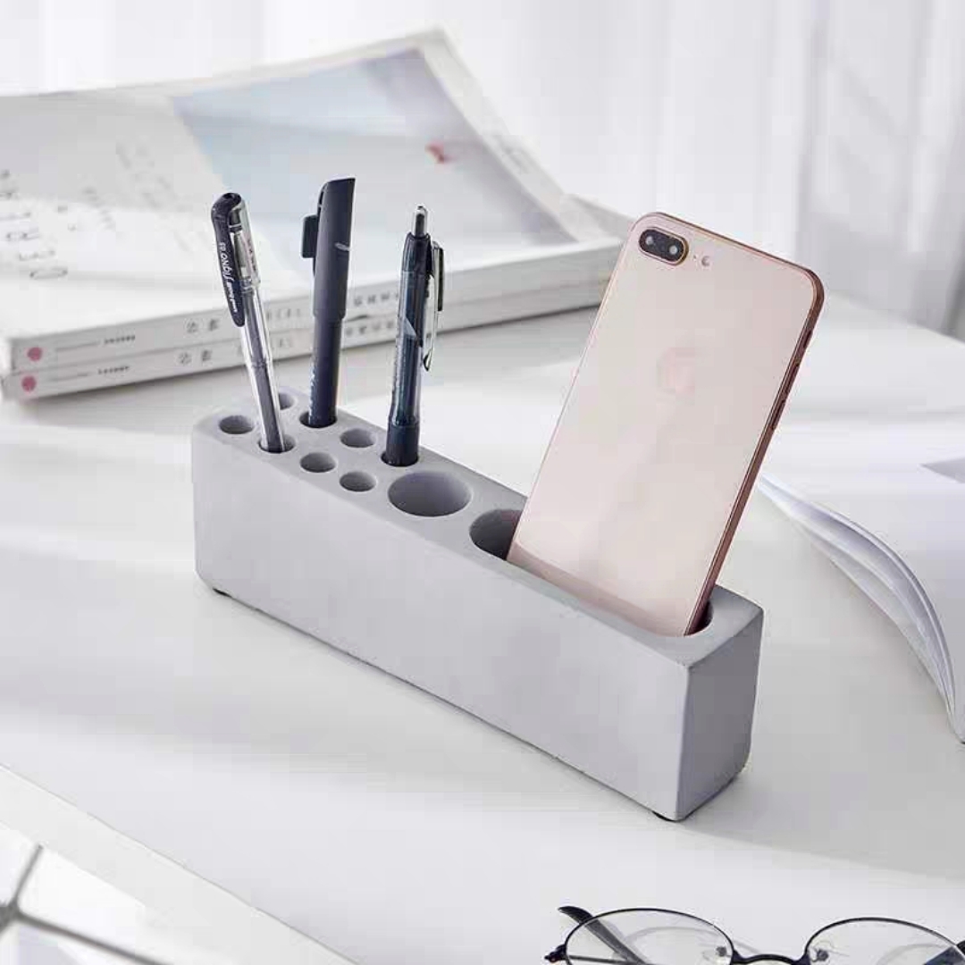 رف هاتف طويل حامل قلم صندوق تخ - مراجعة Desk Setup Shelf وسعره